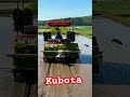 kubota nw8s gs 田植え機　田植え作業