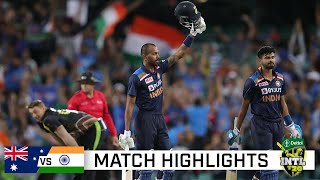 INDIA vs AUSTRALIA 2nd T20 Match Highlights | Hardik Pandya Match Winning Betting