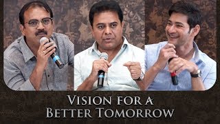 Vision For Better Tomorrow | Mahesh Babu, KTR & Siva Koratala | Bharat Ane Nenu