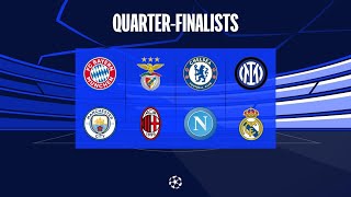 UCL Quarter Finals Draw || UEFA Champions League Quarter Finals Draw 2023