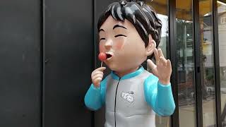 서울강동구 강풀만화거리 👍🔔/ Healing walk around the Kang Full Cartoon street in Seoul/ Walk around an old town/