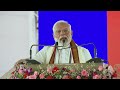 pm modi addresses the launch of various projects in adilabad telangana