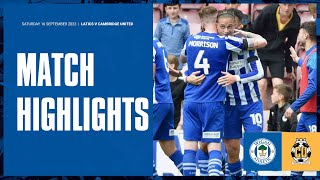 Match Highlights | Wigan Athletic 2 Cambridge United 1