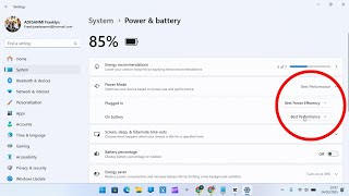 How to Change Battery Plan Windows 11