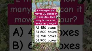 How many boxes can it move in 1 hour? #shorts #trending #puzzle #viralvideo #viralshorts #riddles