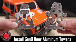 Redcat University - How To - Redcat Racing Gen8 Scout Aluminum Rear Shock Tower Option Part Install