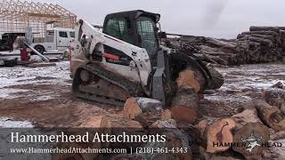 Hammerhead Attachments GS-44 Grapple Saw Testing