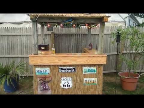 Back yard Custom Tiki Bar Back yard Custom Tiki Bar