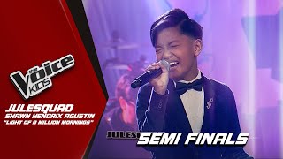 The Voice Kids: Shawn Hendrix Agustin's SHINING performance of 'Light Of A Million Mornings'!