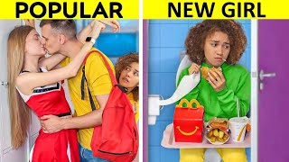 New Student vs Popular Student at College! Funny College Situations & DIY Ideas by Mr Degree