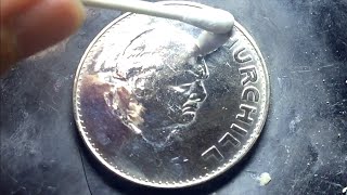 【コイン磨きASMR】1965年のイギリス硬貨を磨く - Satisfying Coin Polishing ASMR