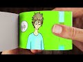 alex and steve minecraft anime flipbook animation