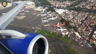 Interjet Sukhoi Superjet squeeky engines firing up the runway in Mexico City!!! [AirClips]