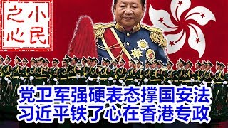 党卫军强硬表态撑国安法 习近平铁了心在香港专政 2020.05.27.585