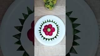 Vegetables Carving Ideas l Cucumber Beetroot Carving style #cucumbercarving #art #cookwithsidra