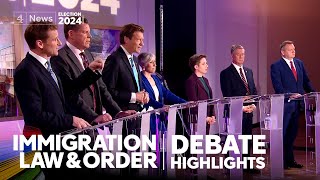 Highlights: Election Debate: Immigration, law and order