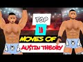 WWE Top 10 Moves Of Austin Theory WR3D MOD 2K22 V5