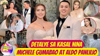 Detalye sa Kasal nina Michele Gumabao at Aldo Panlilio