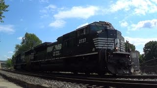 Trains on the CSX and Norfolk Southern Lines through Pittsburgh, PA