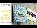 New Stencils for fabulous and easy to create cards! March 2022 release at A Colorful Life Designs!