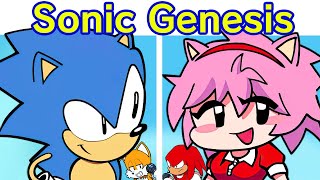 Friday Night Funkin' VS Sonic, Tails \u0026 Knuckles | Funkin' Genesis (FNF Mod) (Sonic Mania Adventures)