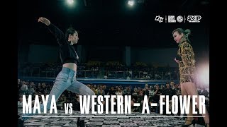 Waacking Semifinal 1 Maya vs Western-A-Flower｜180304 OBS vol.12 Day3