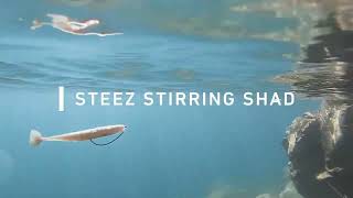 Daiwa Steez Stirring Shad swimming action