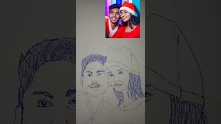 moni and  Riyas  drawing nrfm vlogs drawing #moni #riyas #drawing #trending #viralshort #trending