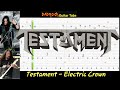 Electric Crown - Testament - Guitar + Bass TABS Lesson (Request)