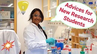 Advice for new research students!