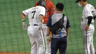 【伊勢大夢投手💦】オリックス吉田正尚😓膝に直撃の死球💦横浜伊勢投手より😨プロ野球オールスター🥺2022.7.26