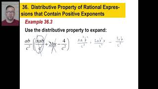 Saxon Math - Algebra 1: 3rd Edition (Lesson 36 - Rational Expressions, Negative Exponents)