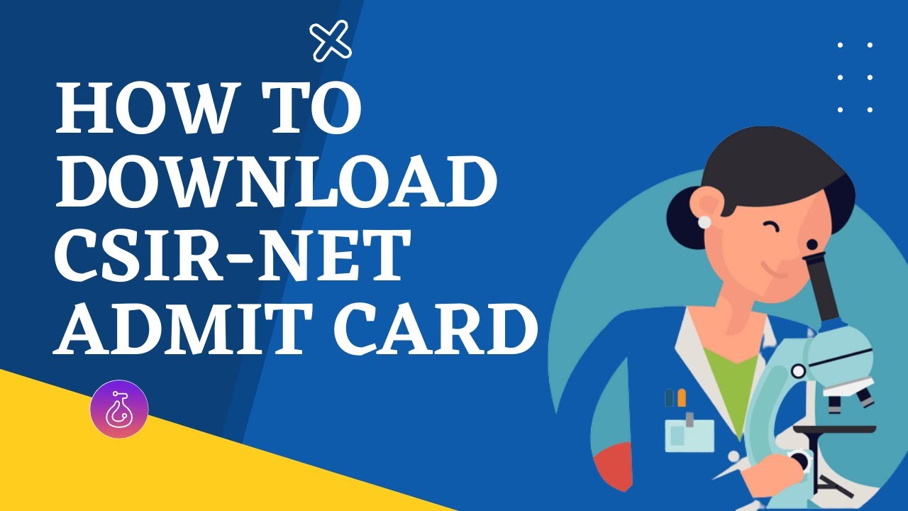 How To Download CSIR NET Admit Card - YouTube