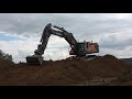 volvo ec 380e nl moving topsoil