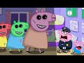 Zombie Apocalypse, rainbow colored zombies, Police vs Zombies | Peppa {ig Funny Animation