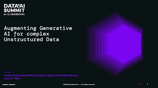 Sponsored by: AWS | Architecture Explained: generative AI based complex data processing