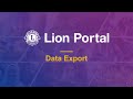 Data Export