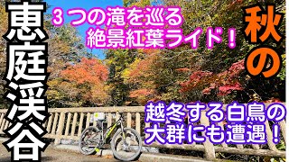 【サイクリング】恵庭渓谷！３つの滝を巡る絶景紅葉ライド！