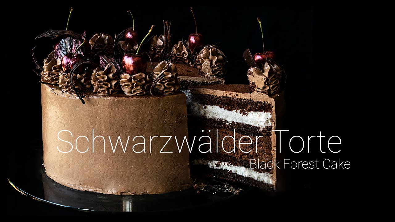 Schwarzwälder Torte - Tarta Selva Negra - Black Forest Cake - YouTube