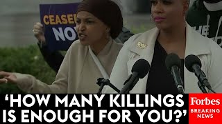 Ilhan Omar Lashes Out At Reporter When Questioned About Israel Retaliating In Ga