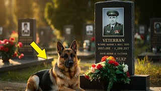 A former soldier's dog was taken to his owner's funeral... His reaction left everyone speechless