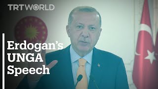 Turkish President Erdogan's full speech at the opening of UNGA