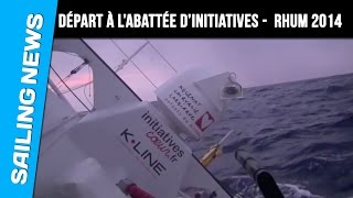 Départ à l'abattée d'Initiatives Coeur - Route du Rhum 2014