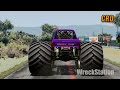 long monster truck vs normal monster truck beamng drive