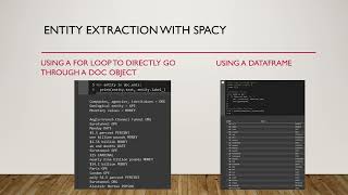 spaCy, Python, and DataFrames - NLP Presentation 2