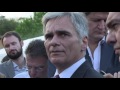 tsipras faymann visit lesbos migrant registration centre