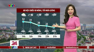 Dự báo thời tiết 11h30 - 04/05/2024 | Hà Nội chiều oi nóng, tối mưa giông | VTVWDB