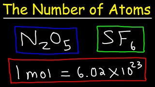 How To Calculate The Number of Atoms | Chemistry