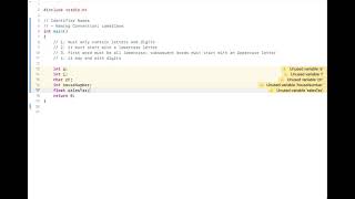 C Tutorial 3: The camelCase Naming Convention