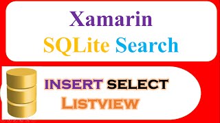 C# Xamarin Android SQLite Database Ep.04 : ListView CRUD - then Search/Filter